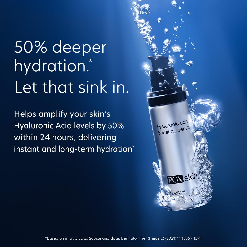 PCA SKIN Hyaluronic Acid Boosting Face Serum – Hydrating & Anti-Aging (1 oz / 30 ml)