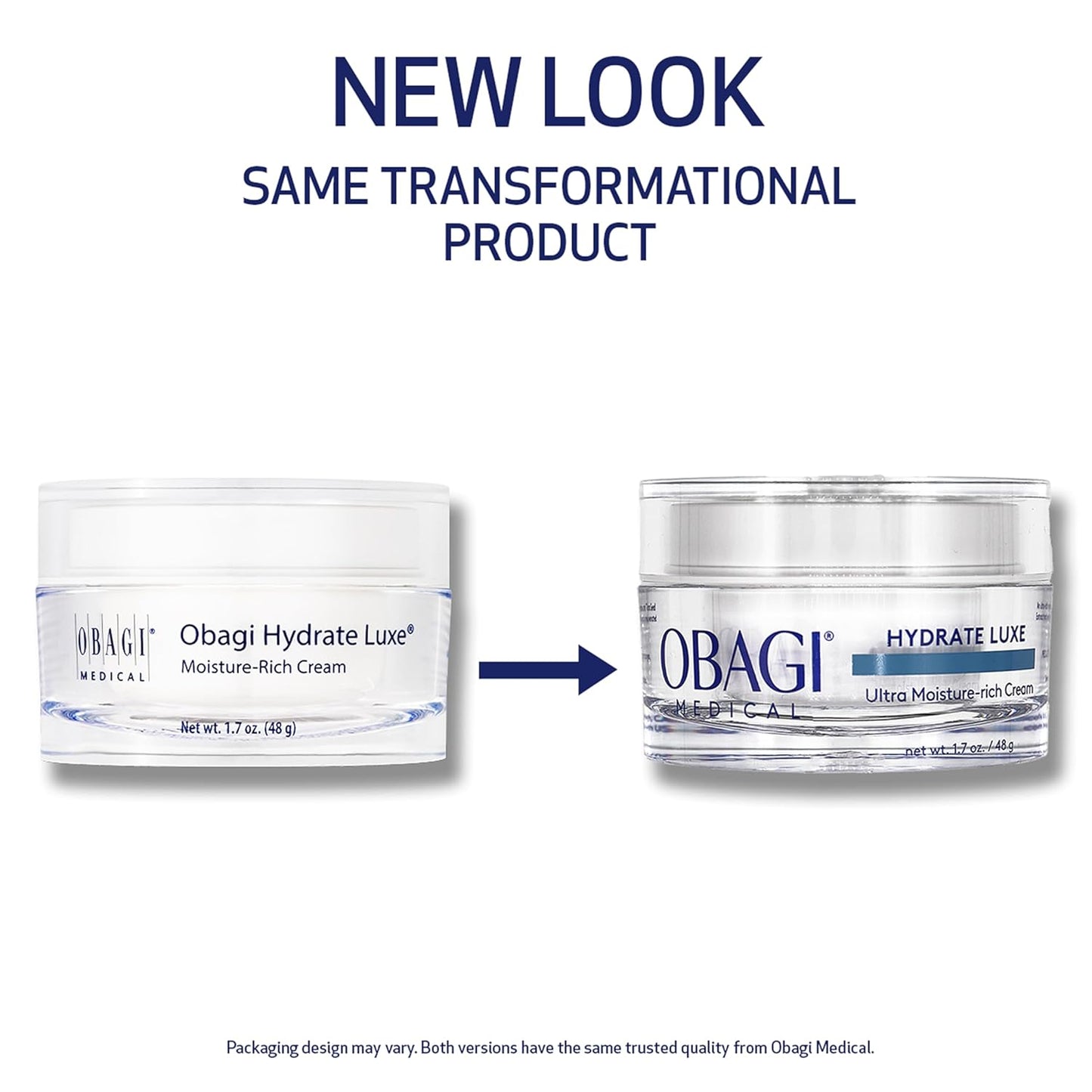 Obagi Hydrate Luxe Ultra-Rich Night Moisturizer – Non-Comedogenic, Peptide & Tara Seed Extract