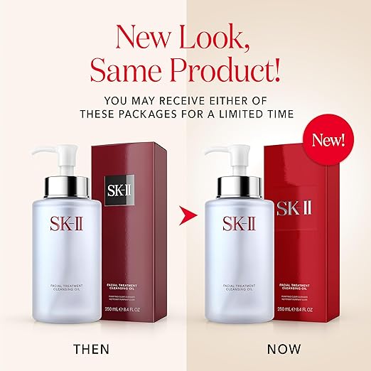 SK-II Facial Treatment Cleansing Oil – Gentle Makeup Remover & Face Cleanser (8.4 oz / 250 ml)