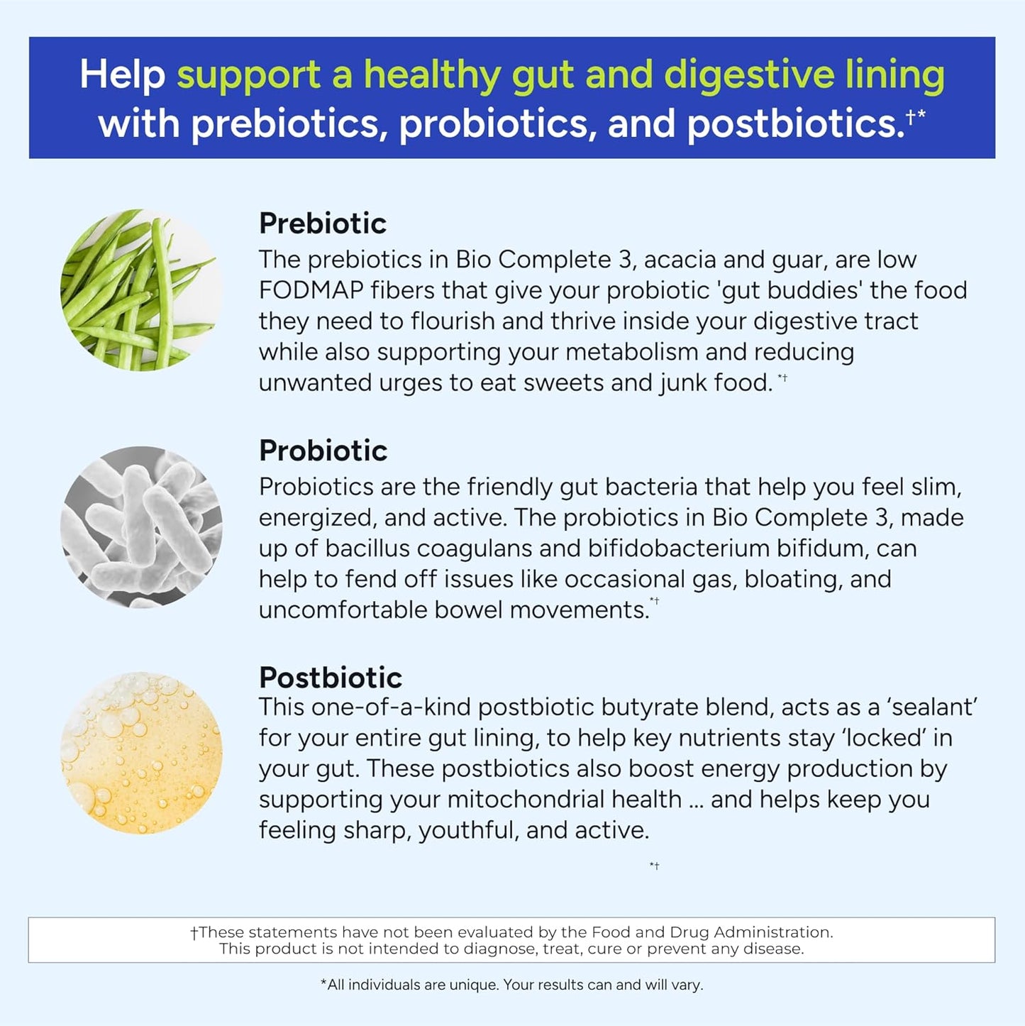 Gundry MD Bio Complete 3 Gut Health & Digestion Support 30 Capsules