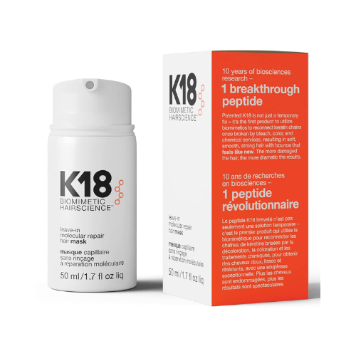 K18 Leave-In Molecular Hair Mask – Repair & Reverse Hair Damage (50 ml / 1.7 oz)