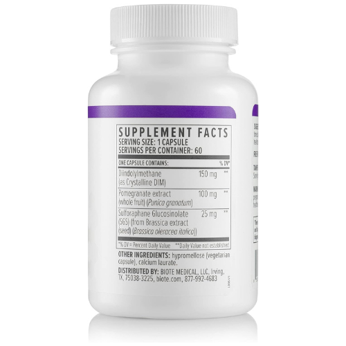 Biote DIM SGS+ Hormone & Detox Support Dietary Supplement 60 Capsules