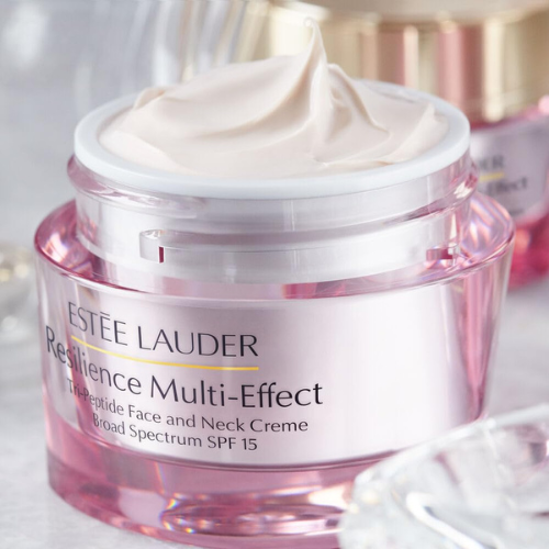 Estée Lauder Resilience Multi-Effect Tri-Peptide Face & Neck Cream SPF 15 | Plumping Anti-Aging Moisturizer