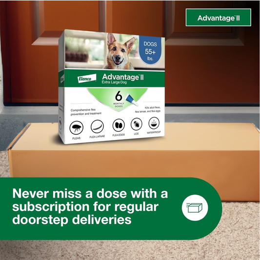 Advantage II Extra Large Dog Flea & Tick Protection (Over 55 lbs)