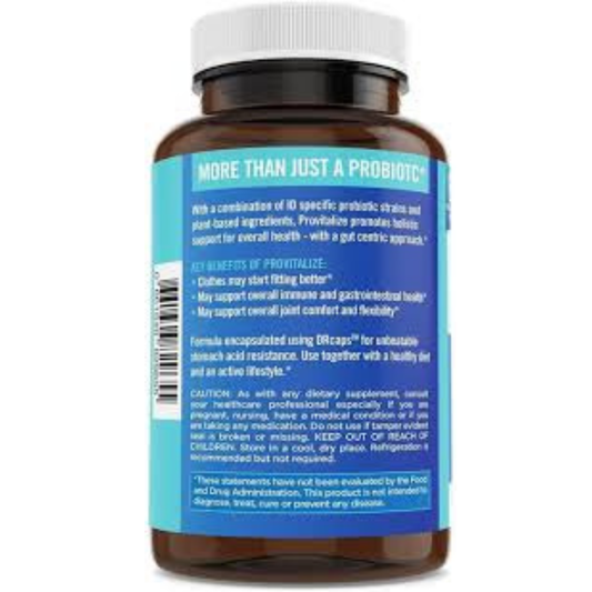 Provitalize Probiotic for Women with Turmeric & Moringa | Digestive Health, Menopause & Bloat Support | 60 Capsules