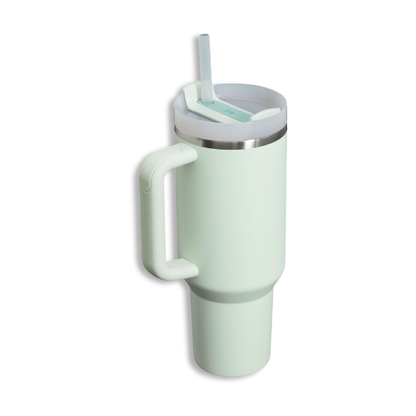 Stanley Quencher H2.0 Tumbler 40oz – Insulated Stainless Steel with Handle & Straw (Mist)