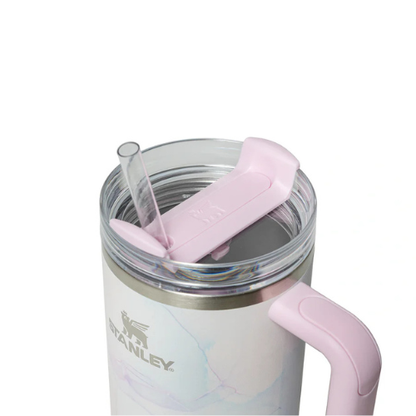 Stanley Quencher H2.0 Tumbler 40oz – FlowState Lid with Handle & Straw (Watercolor Tulle)