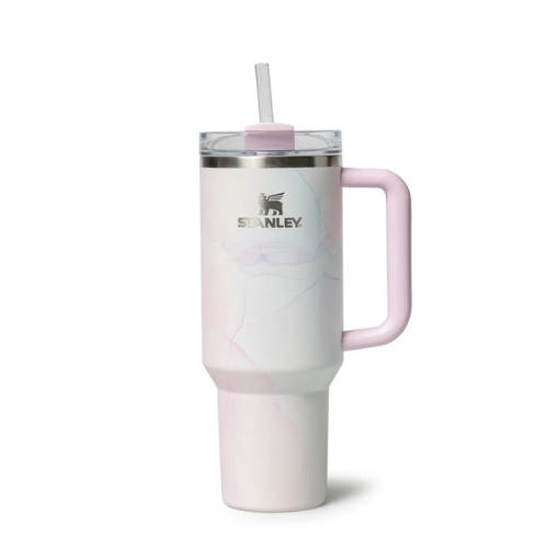 Stanley Quencher H2.0 Tumbler 40oz – FlowState Lid with Handle & Straw (Watercolor Tulle)