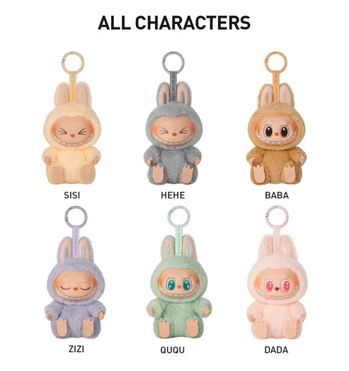 The Monsters Have a Seat Vinyl Plush Blind Box Figures (Pack of 6) by Pop Mart