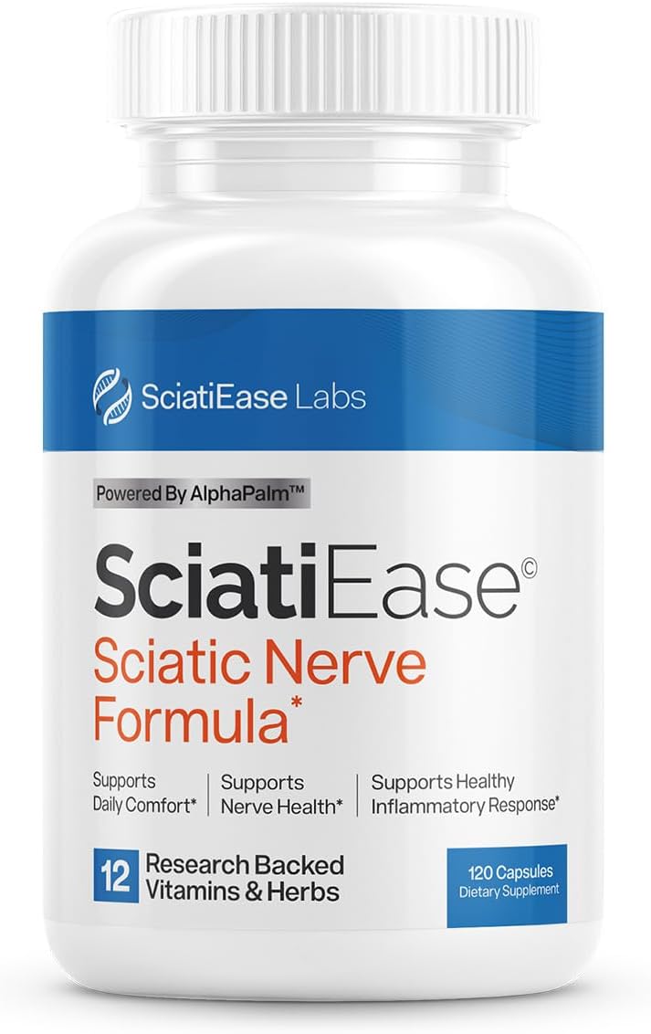 SciatiEase Sciatic Nerve Health Support - 120 Count