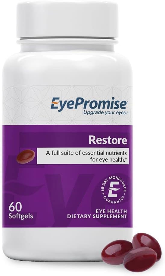 EyePromise Restore Supplement - Support Eye Health with 180 Softgel Capsules - GREEN MART LAND