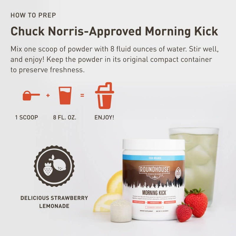 Morning Kick Greens Superfood Powder with Ashwagandha, Collagen & Probiotics - GREEN MART LAND