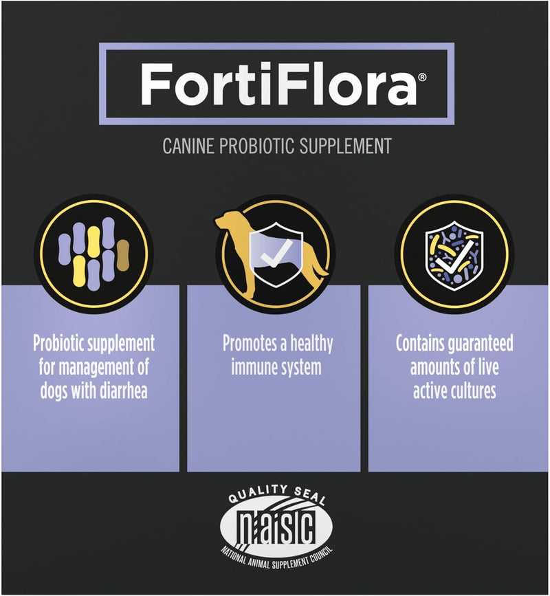 Purina Pro Plan FortiFlora Dog Probiotic Supplement – Veterinary Formula, 30 Sachets
