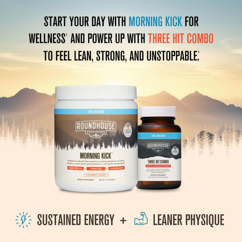 Morning Kick Greens Superfood Powder with Ashwagandha, Collagen & Probiotics - GREEN MART LAND