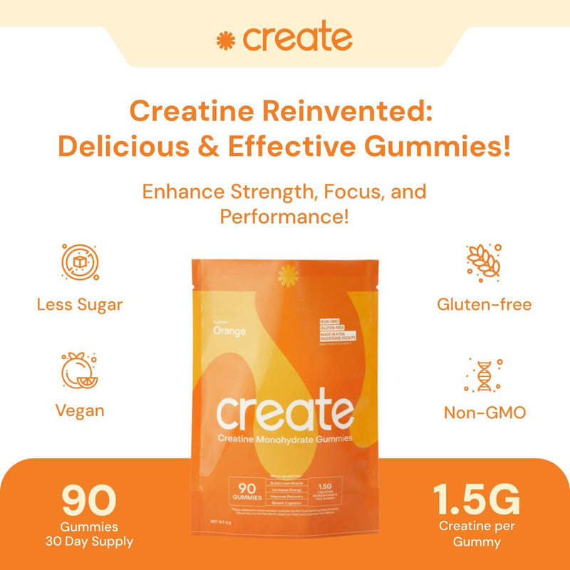 Creatine Monohydrate Gummies for Men & Women – Boost Strength & Performance - GREEN MART LAND