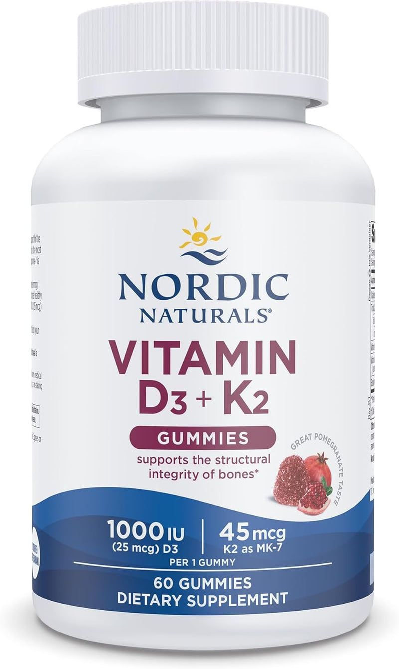 Nordic Naturals Vitamin D3 + K2 Gummies