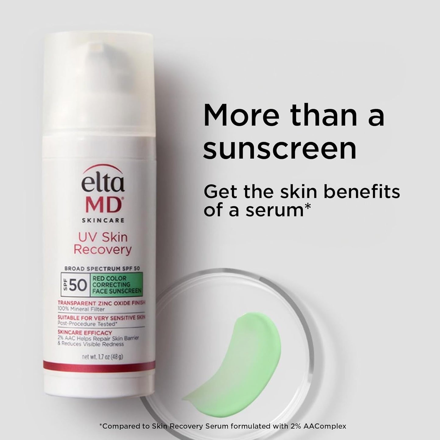 EltaMD UV Skin Recovery Mineral Sunscreen SPF 50 – Gentle Face Protection