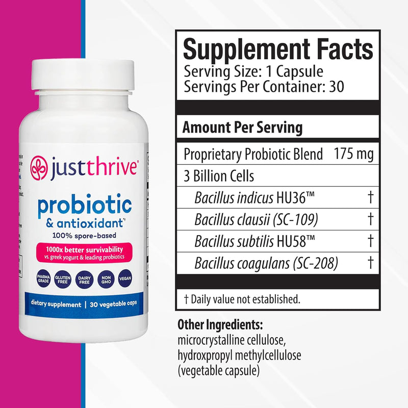 Just Thrive Probiotic & Antioxidant Supplement - GREEN MART LAND