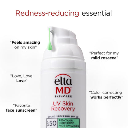 EltaMD UV Skin Recovery Mineral Sunscreen SPF 50 – Gentle Face Protection