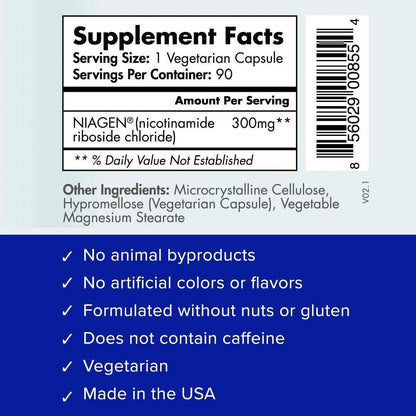 TRU NIAGEN Patented NAD+ Supplement – Anti-Aging & Cell Regeneration Support - GREEN MART LAND