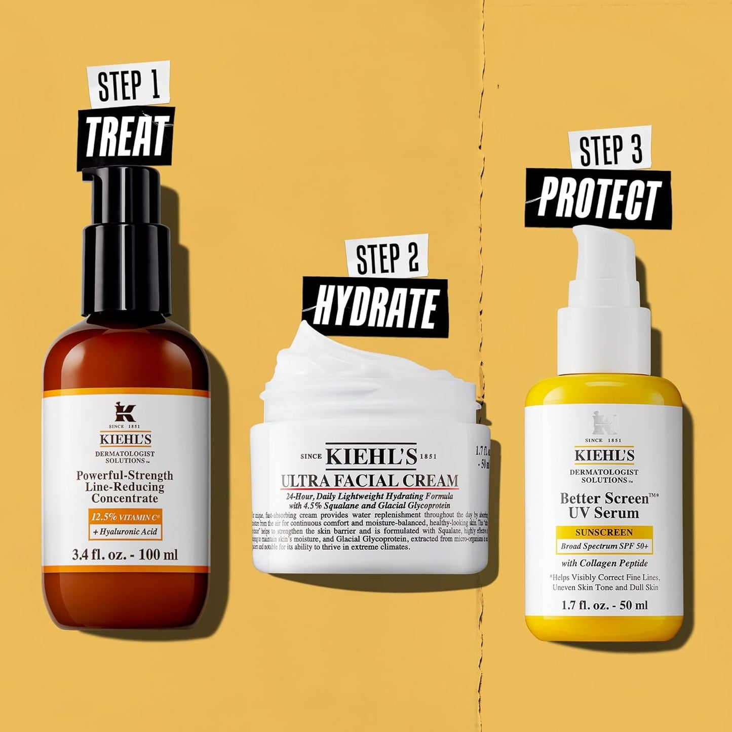 Kiehl's Powerful-Strength 12.5% Vitamin C Serum – Brightening & Line-Reducing Face Serum