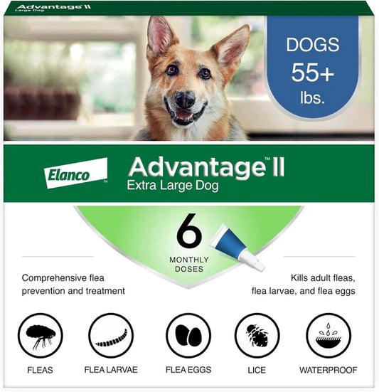 Advantage II Extra Large Dog Flea & Tick Protection (Over 55 lbs)