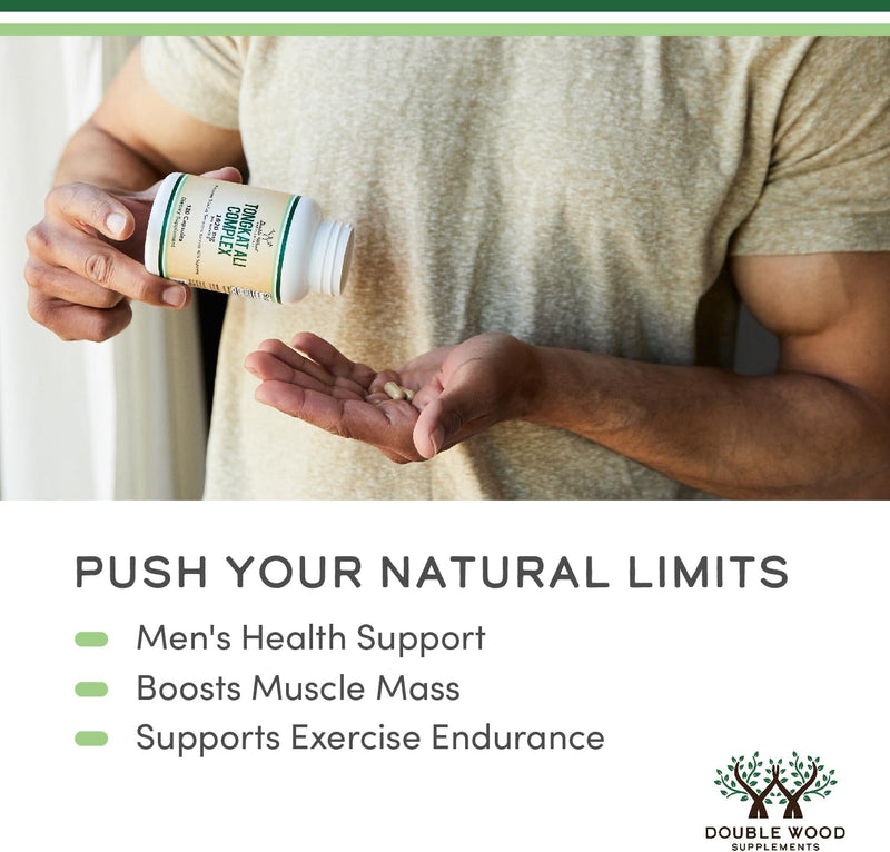 Tongkat Ali Extract for Men – Natural Testosterone and Energy Booster 120 Count - GREEN MART LAND