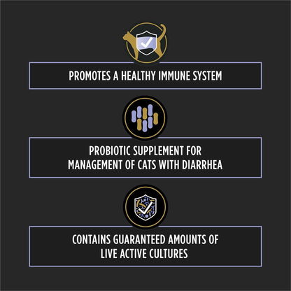 Purina Pro Plan FortiFlora Cat Probiotic Supplement – 30 Count Box for Digestive Balance & Diarrhea Relief