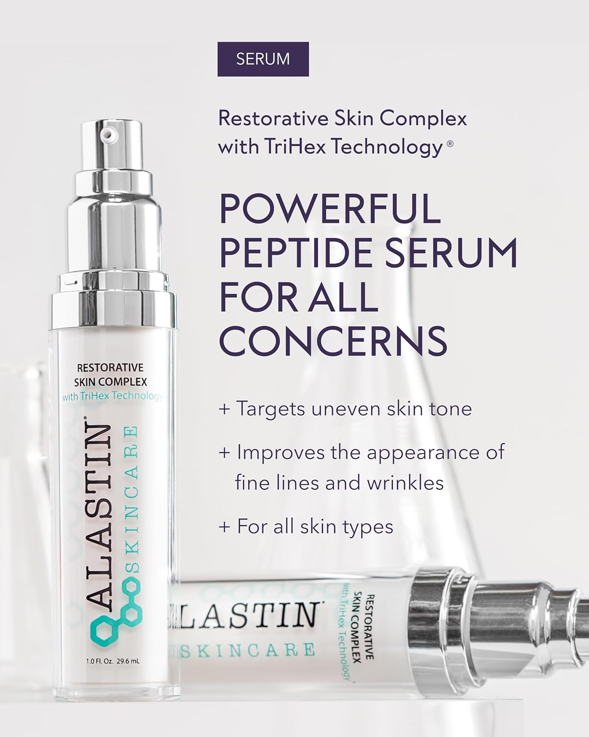 ALASTIN Restorative Skin Complex – Anti-Aging Face Serum with Niacinamide (1 oz)