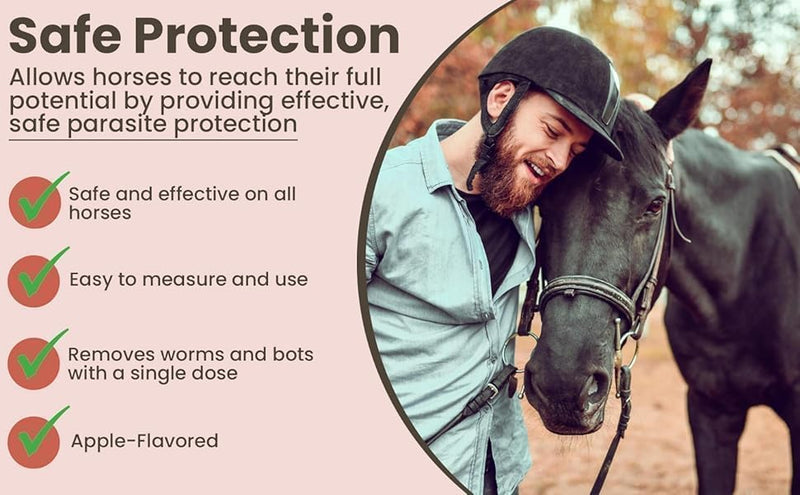 Ivermectin Horse Paste 6.08 Grams – 3-Pack DM (Package May Vary)