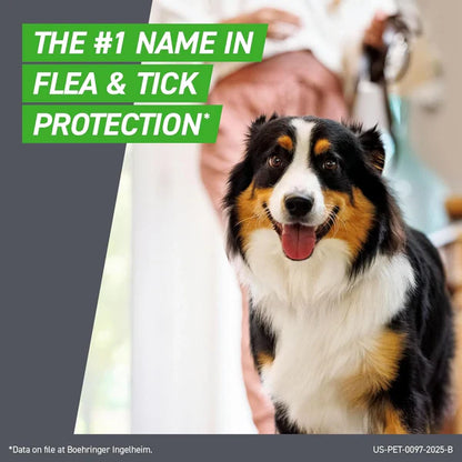 Frontline Plus Flea & Tick Treatment for Large Dogs (45-88 lbs) – 6 Doses