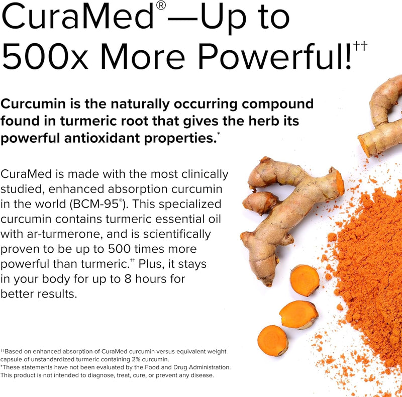 Terry Naturally CuraMed 750 mg Curcumin Complex – Superior Absorption for Joint, Brain, and Immune Support - GREEN MART LAND