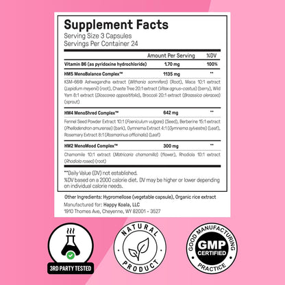 Happy Mammoth Hormone Harmony – Hormonal Support 72 Capsules