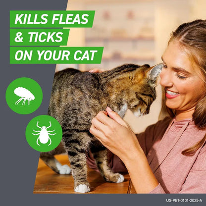 FRONTLINE Plus Flea & Tick Treatment for Cats Over 1.5 lbs | 6-Month Supply (6 Treatments)