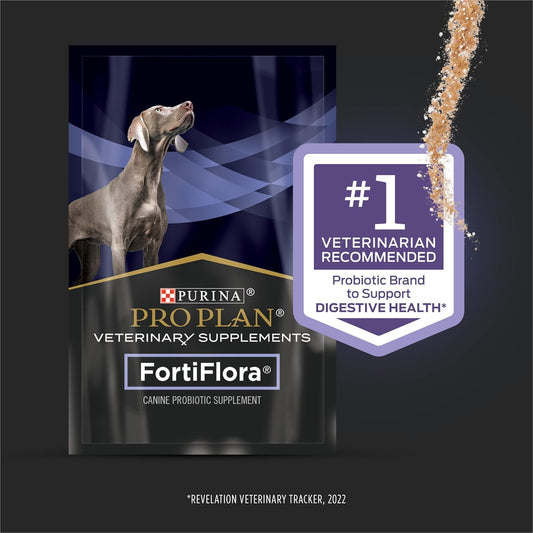Purina Pro Plan Veterinary Supplements FortiFlora Dog Probiotic Supplement 30 Sachets