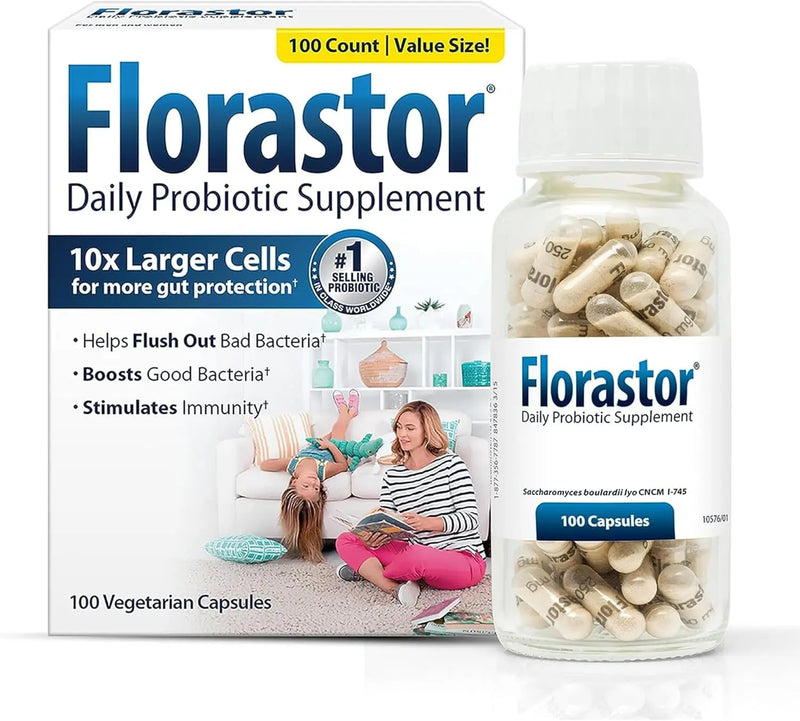 Florastor Probiotics for Digestive & Immune Health