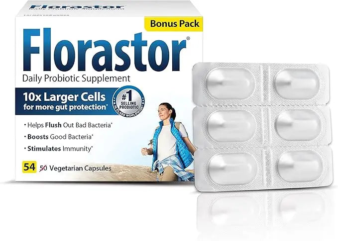 Florastor Probiotics for Digestive & Immune Health