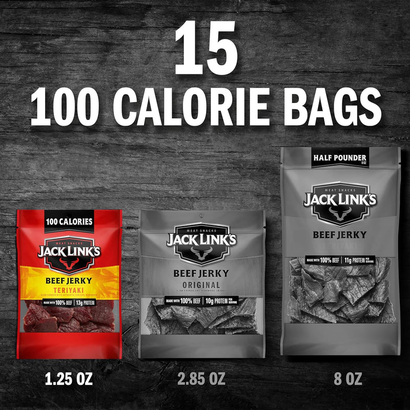 Jack Link's Beef Jerky Variety Pack - Protein Snacks Made with 100% Beef - GREEN MART LAND