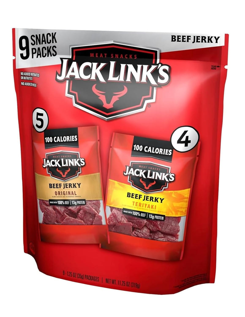 Jack Link's Beef Jerky Variety Pack - Protein Snacks Made with 100% Beef - GREEN MART LAND
