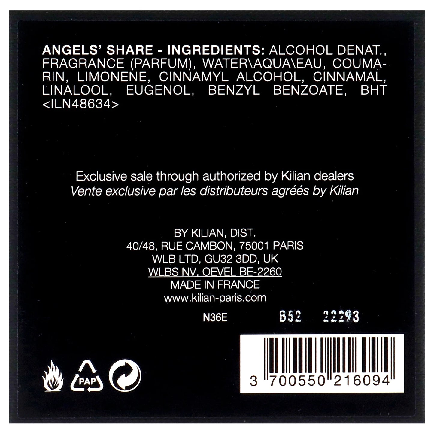 Kilian Angels Share – 1.7 oz Eau De Parfum Spray, Warm & Opulent Scent for Men & Women - GREEN MART LAND