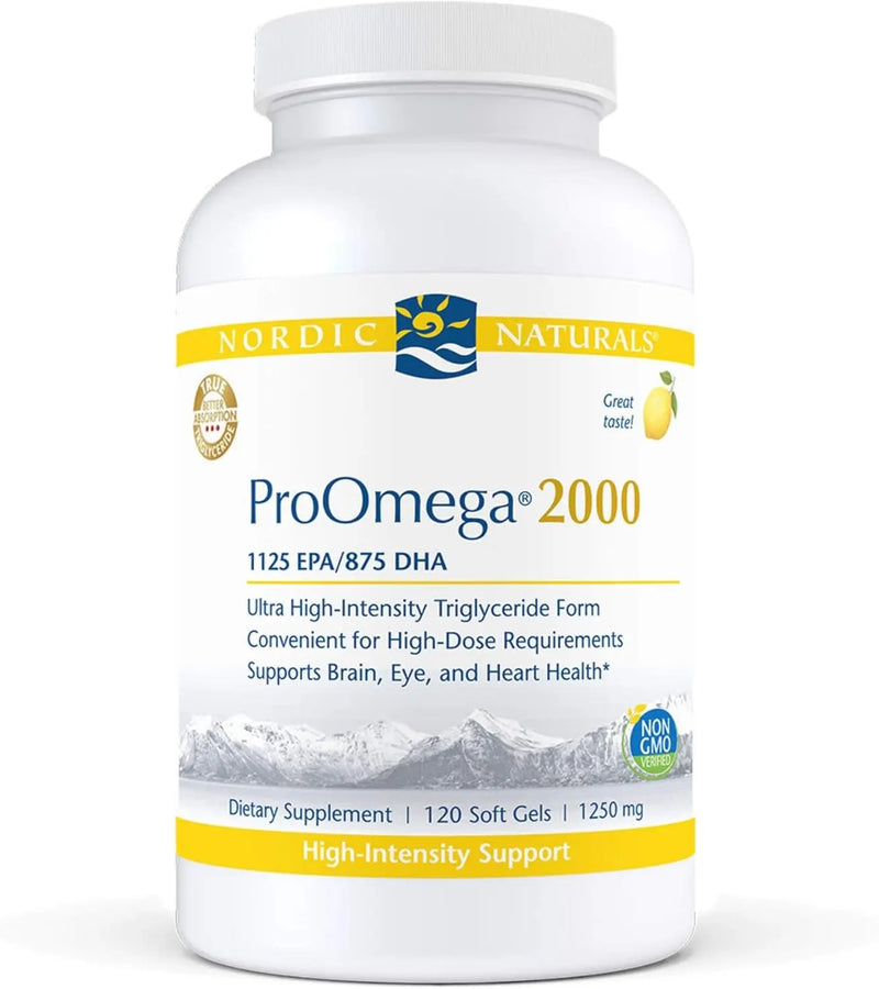 Nordic Naturals ProOmega 2000-D, Lemon Flavor