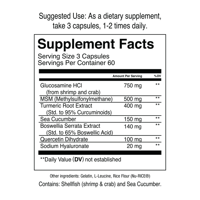 Jocko Fuel Joint Support Supplement 180 Capsules - GREEN MART LAND
