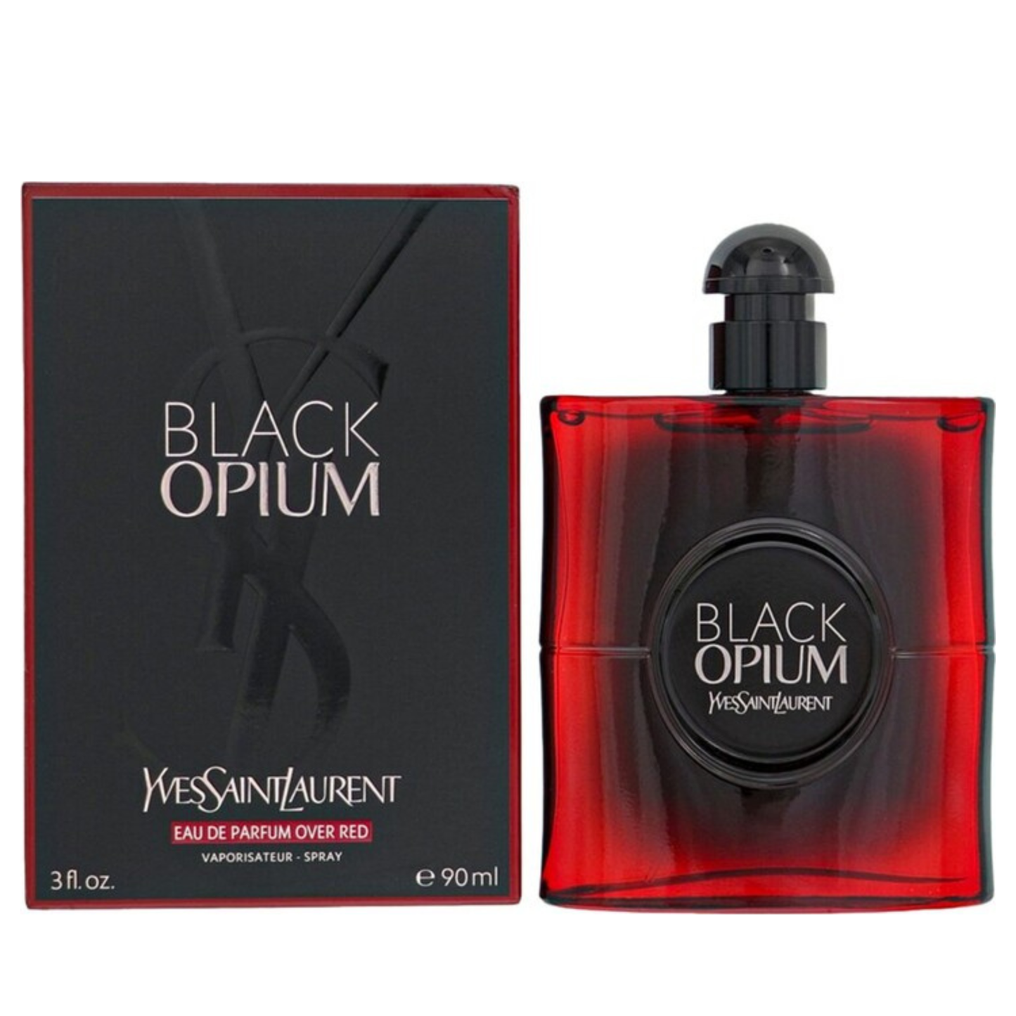 Yves Saint Laurent Black Opium Over Red Eau De Parfum for Women 3.0 oz. 90ml