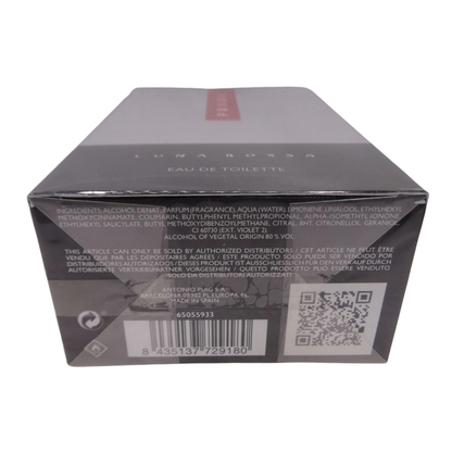 Prada Luna Rossa Eau De Toilette for Men 3.4 oz. 100ml