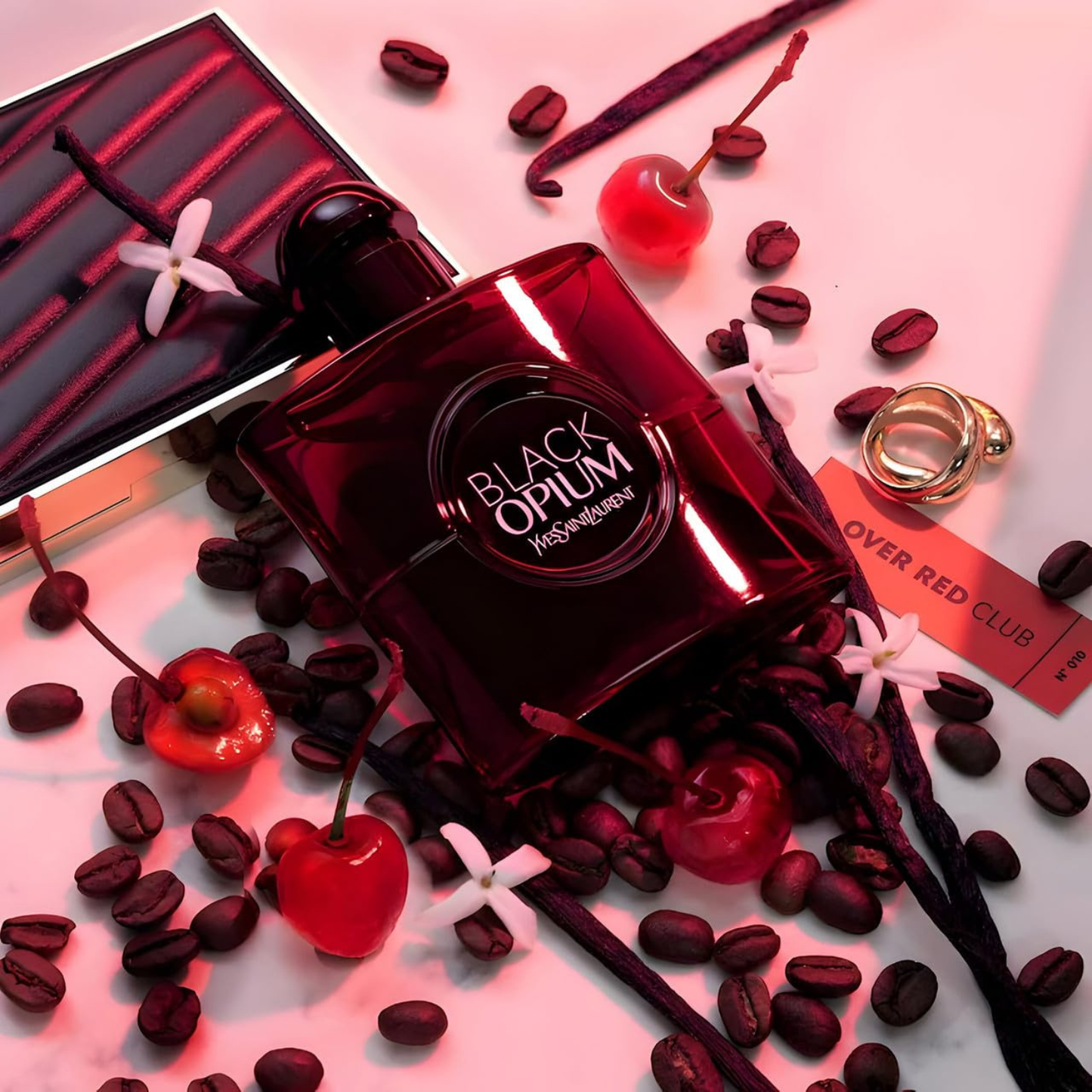 Yves Saint Laurent Black Opium Over Red Eau De Parfum for Women 3.0 oz. 90ml