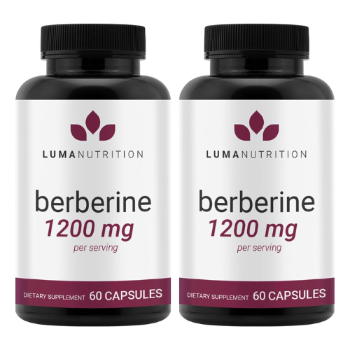 Luma Nutrition Berberine Supplement 1200mg 2 Pack (120 Capsules)