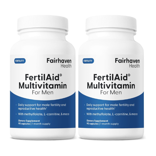 Fairhaven Health FertilAid for Men Fertility Supplements 90 Cap (2-Pack)