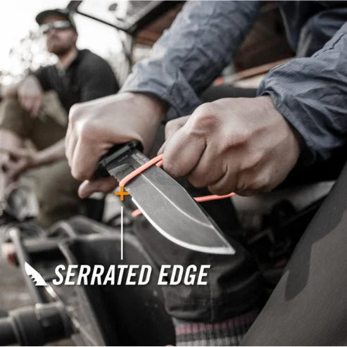 Custom Engraved Gerber StrongArm Fixed Blade Knife – Coyote Brown, Serrated Edge, Personalized Tactical Survival Knife