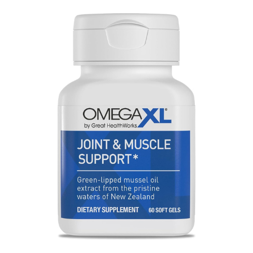 OmegaXL® Joint Support Supplement – Natural Muscle & Joint Relief with Green Lipped Mussel Oil | 60 Softgels, Drug-Free