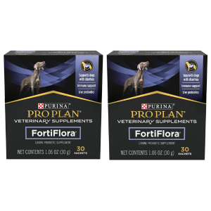 Purina FortiFlora Dog Probiotic Supplement – 2 Pack (30 ct Each)